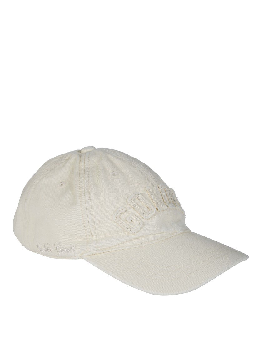 Golden Goose Curved Brim Cotton Baseball Cap