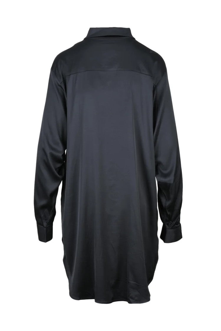 Diesel Maxi Shirt Dress - Black