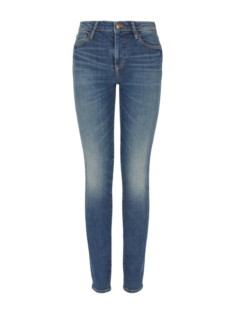 Armani Exchange Slim-Fit Denim Jeans Classic Five-Pocket Design