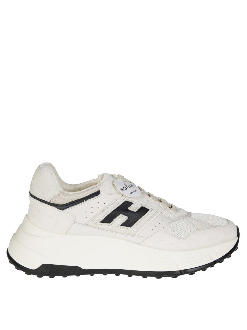 Hogan Sporty Sneakers With Textured Mesh