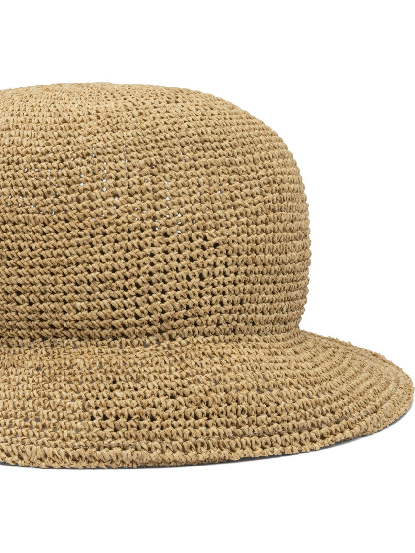 Nonnative Beige Woven Paper Hat