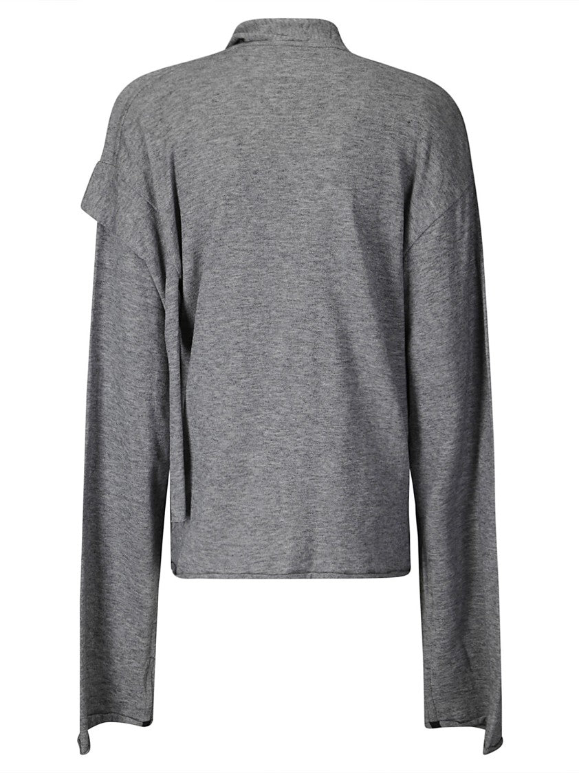 Ottolinger Sweater With Collar And Lace