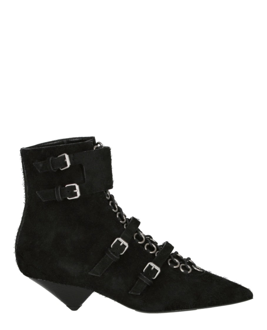 Saint Laurent Blaze Suede Ankle Boots