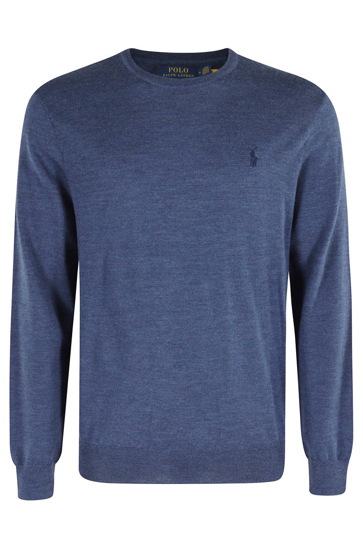 Polo Ralph Lauren Rustic Navy Long Sleeve Merino Wool Pullover