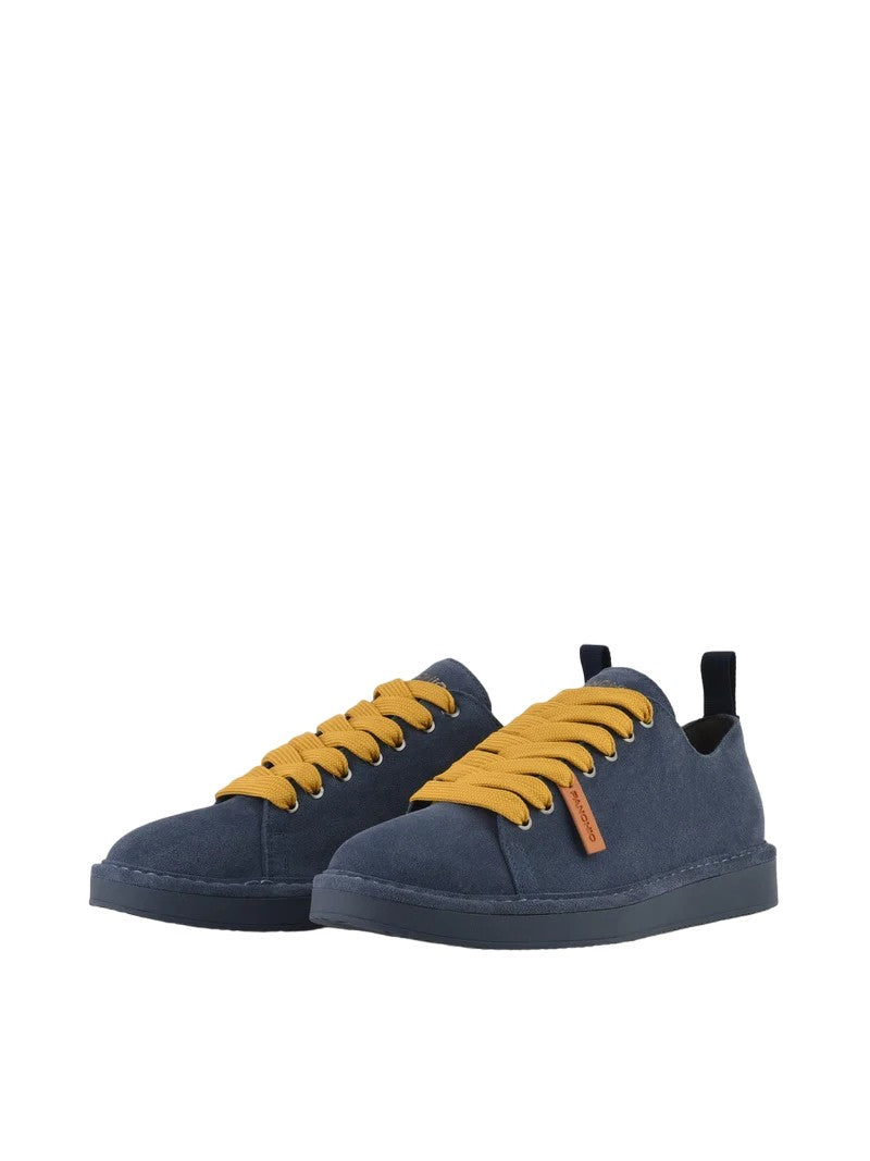 Panchic Sneakers With Suede Design And Durable Leather Construction