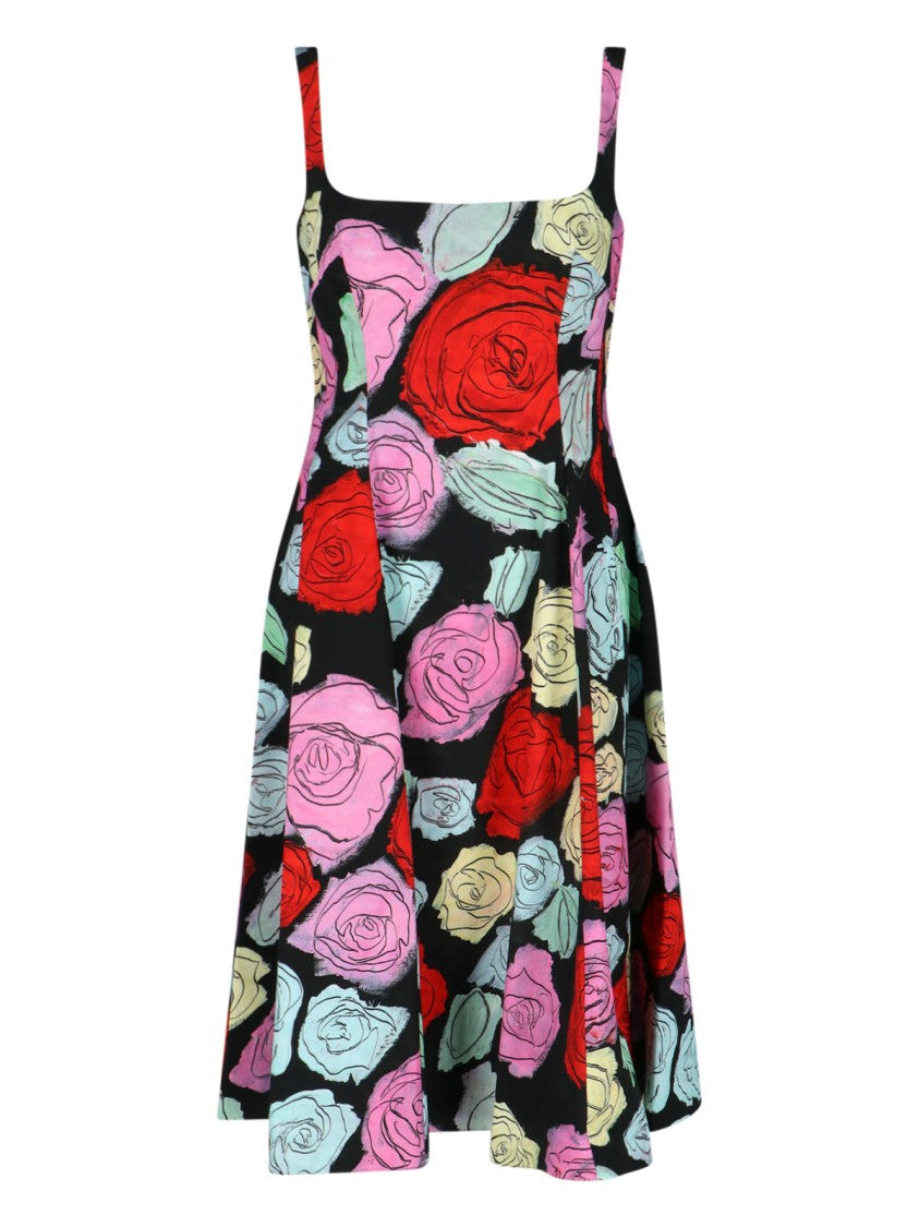 Marni Flared Mini Dress – Black