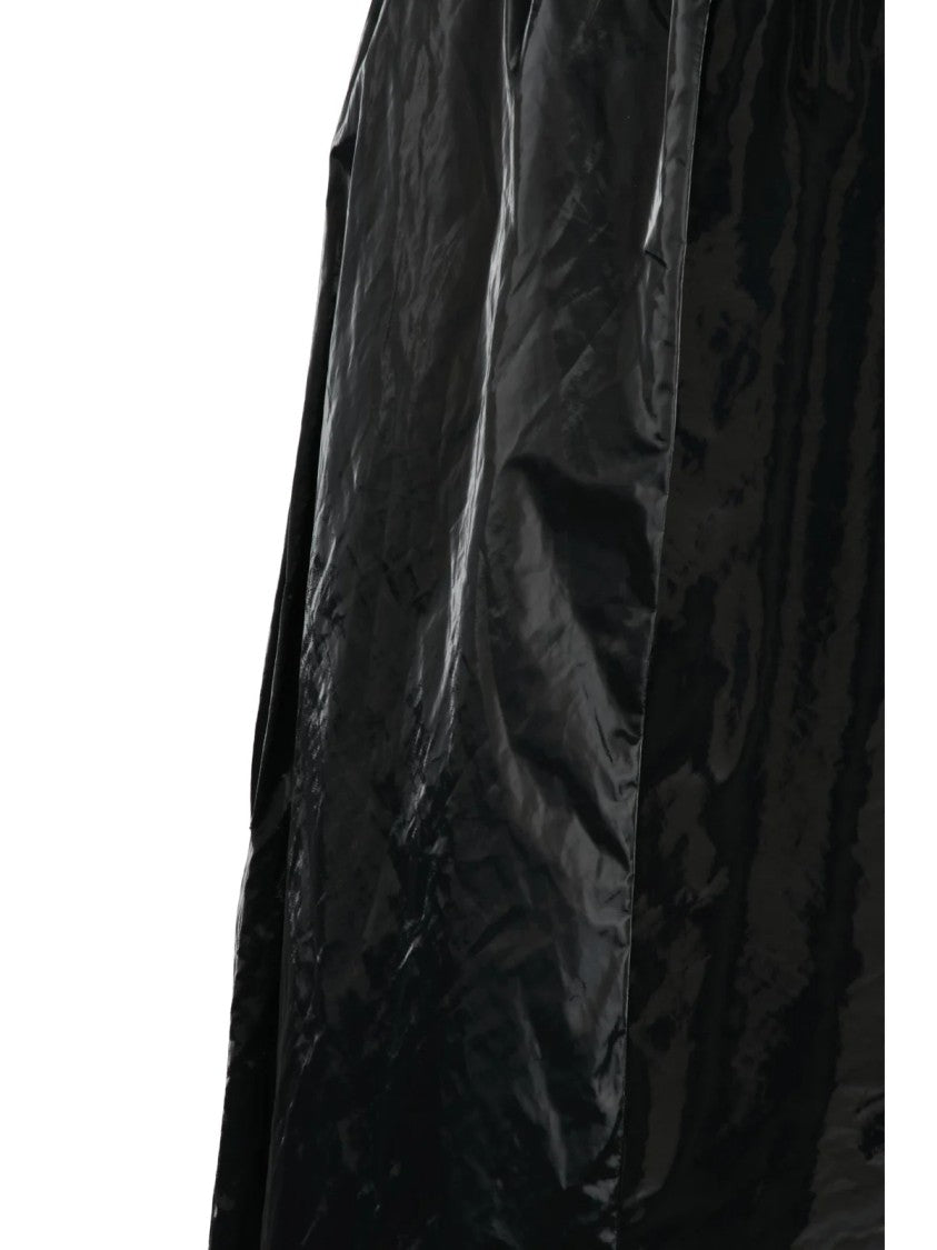 Maria Calderara Maxi Skirt With Elastic Waistband And Slit Details