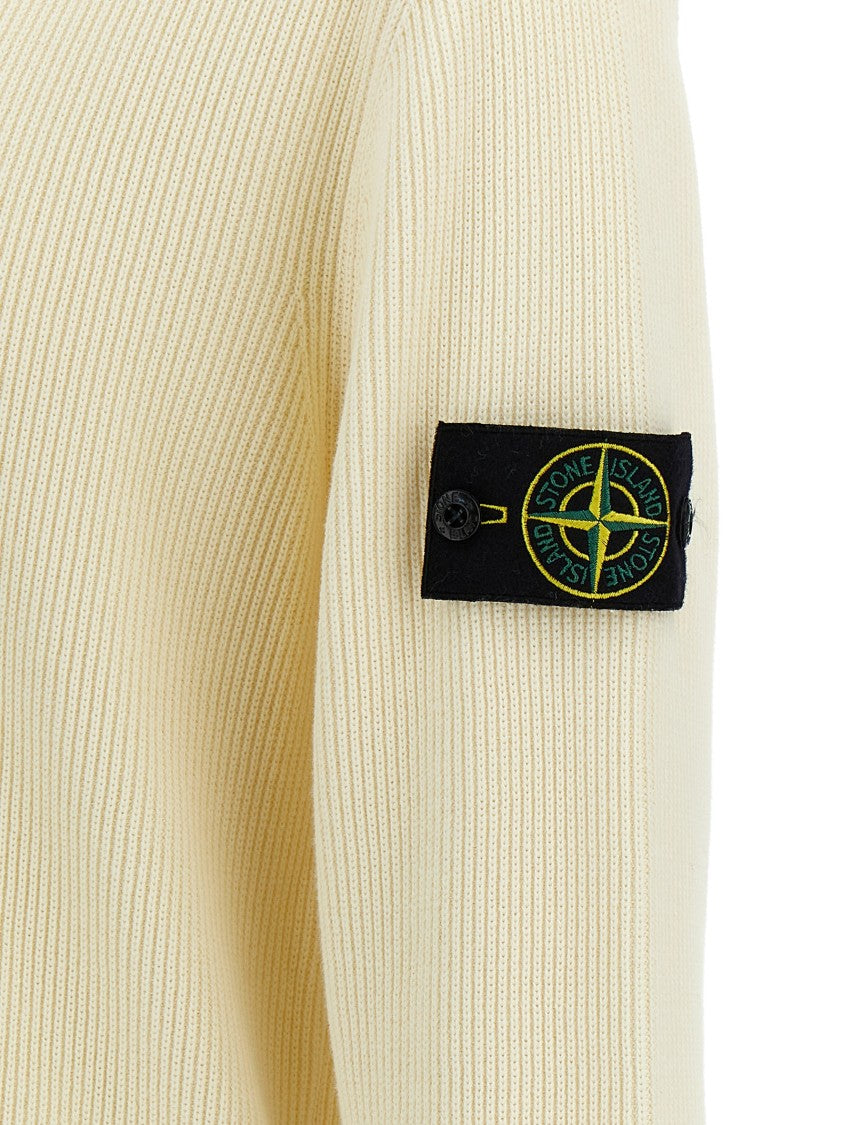 Stone Island Textured Honeycomb Knit Cashmere Sweater