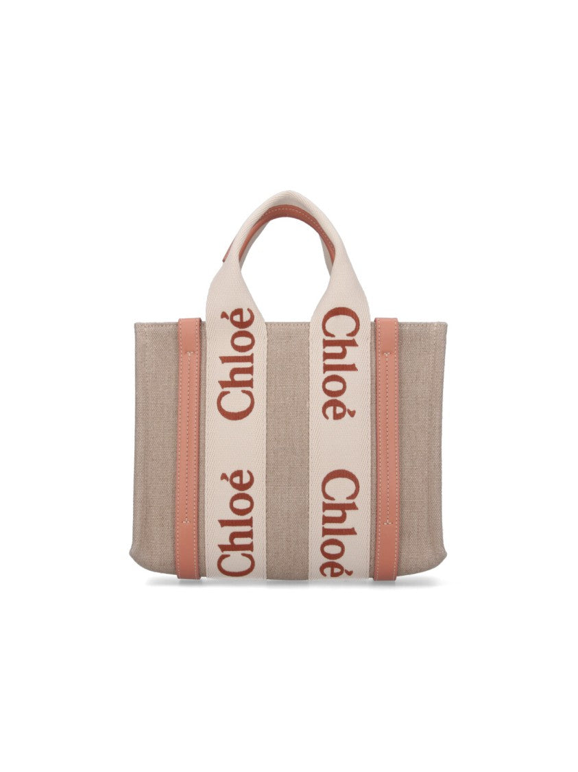 Chloé "Woody" Tote Bag – Beige