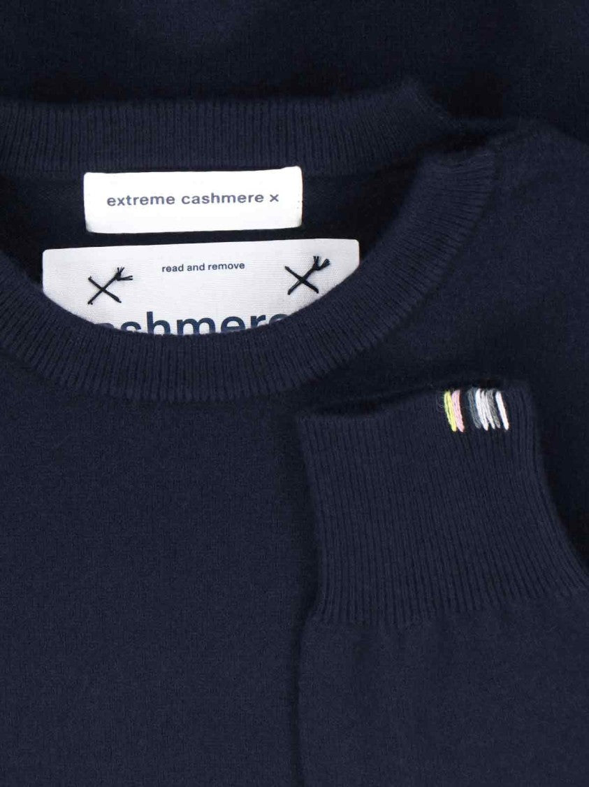 Extreme Cashmere N°36 Be Classic Sweater – Navy Blue