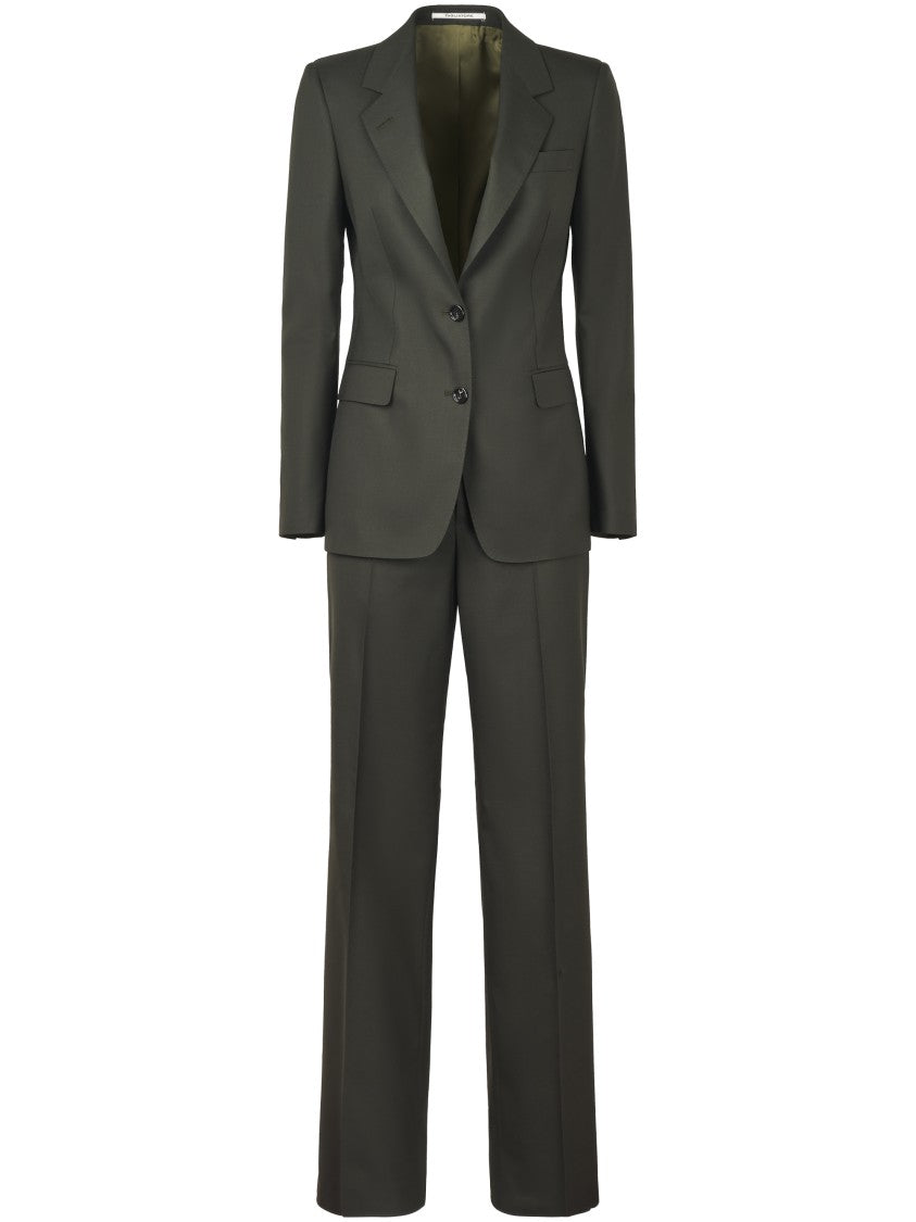 Tagliatore Tailored Green Jacket With Structured Fit