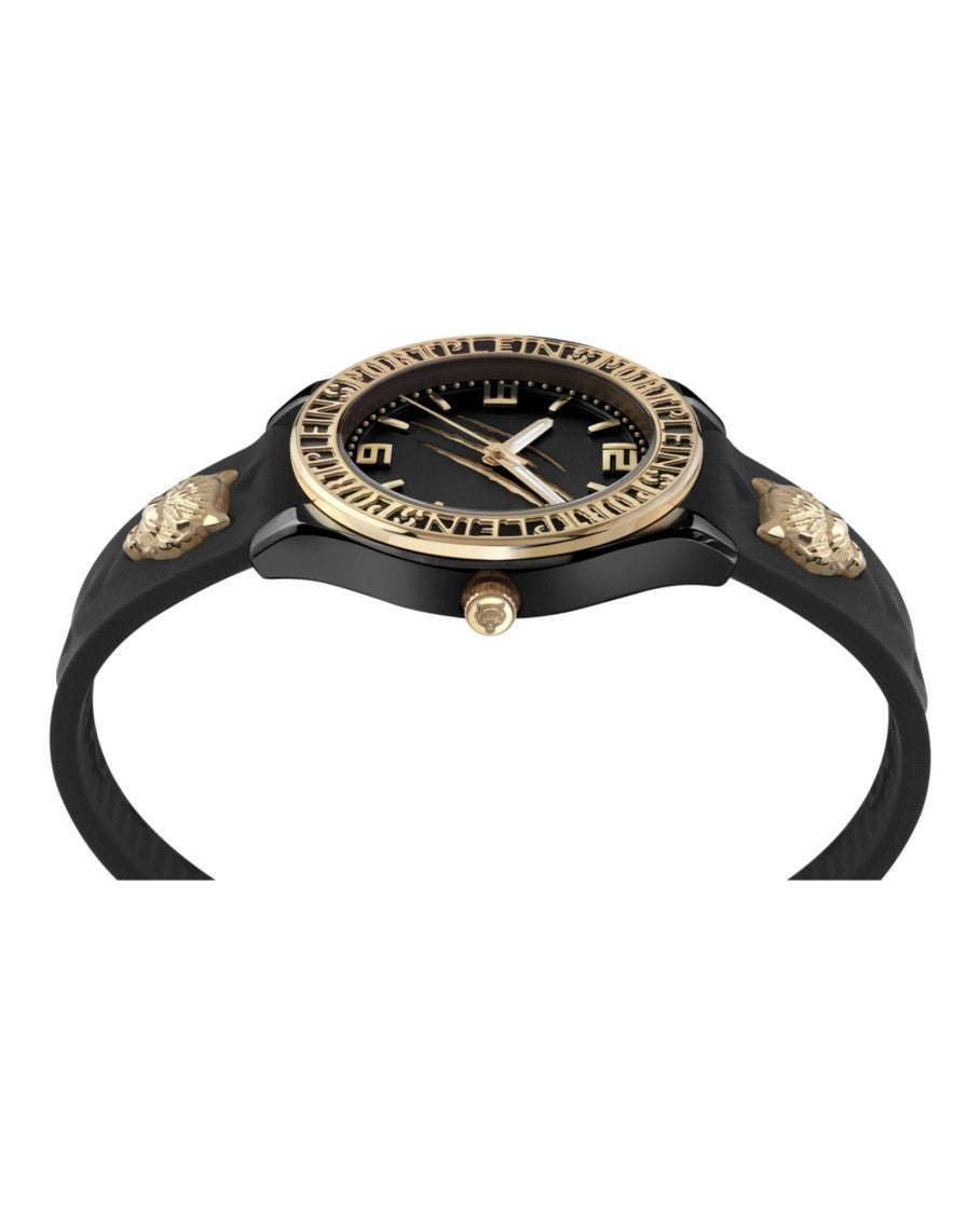 Plein Sport Quartz Movement Watch With Black Enamel Dial