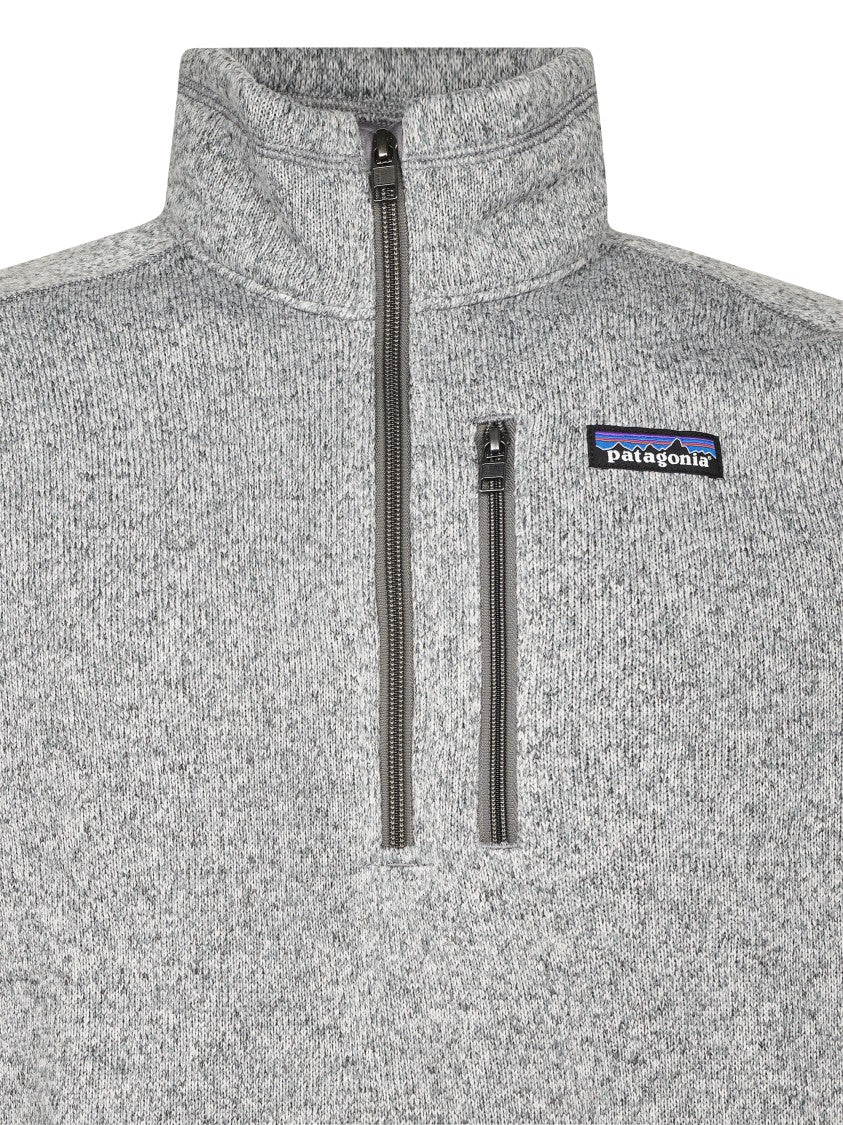 Patagonia Quarter-Zip Knit Sweater With Textured Fabric And Pocket