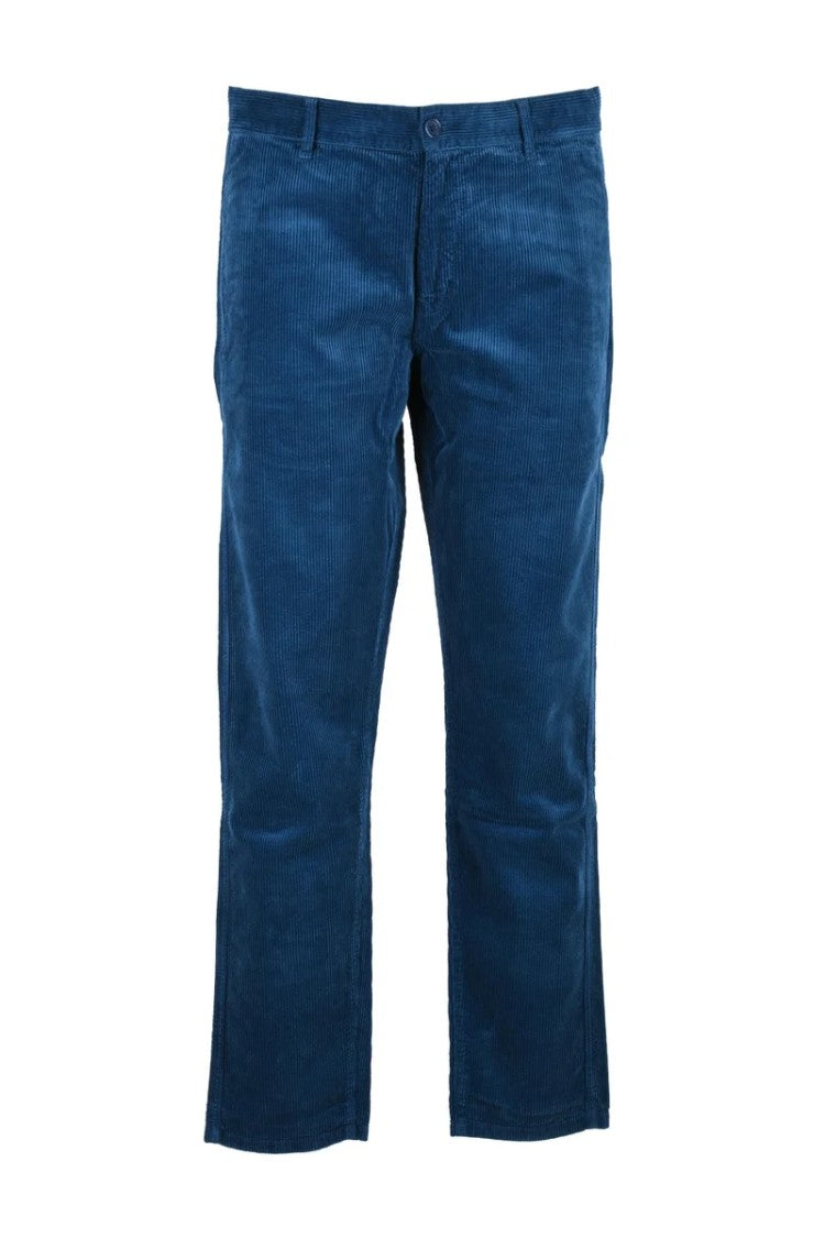 Aspesi Straight-Leg Blue Trousers