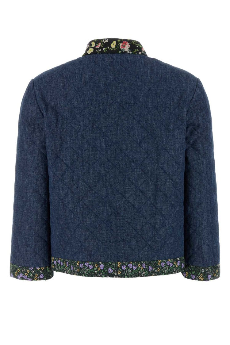 Valentino Garavani Blue Chambray Blazer