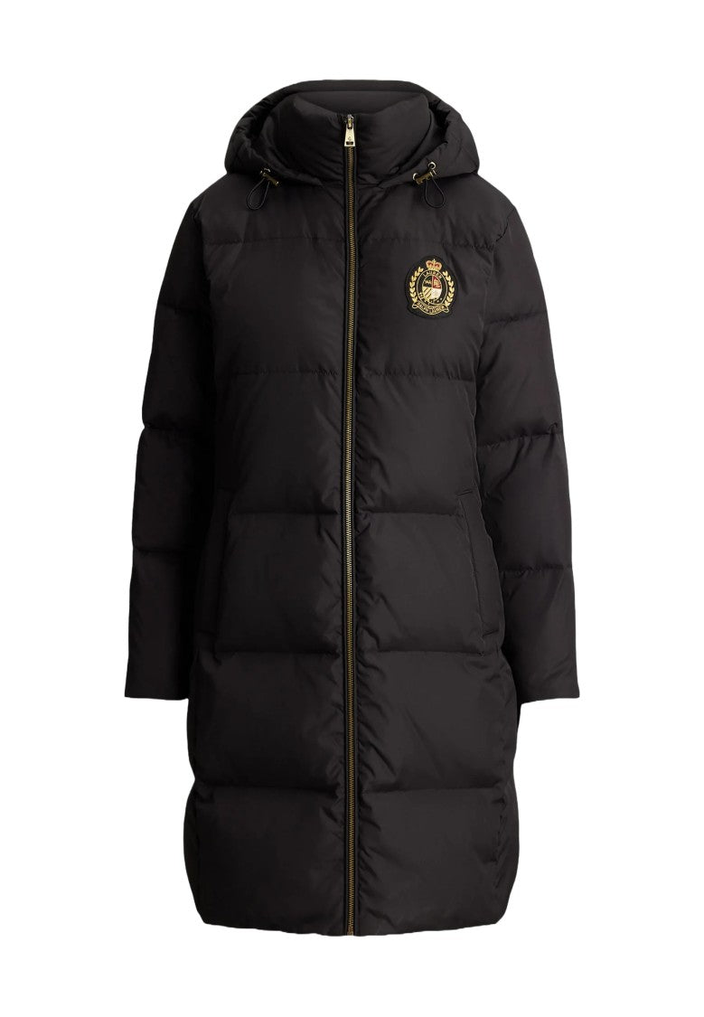 Lauren Ralph Lauren Quilted Long Down Coat With Hood