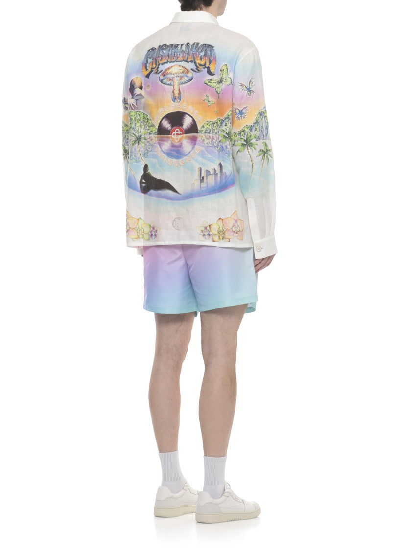 Casablanca Ivory Innersense Innocence Linen Shirt
