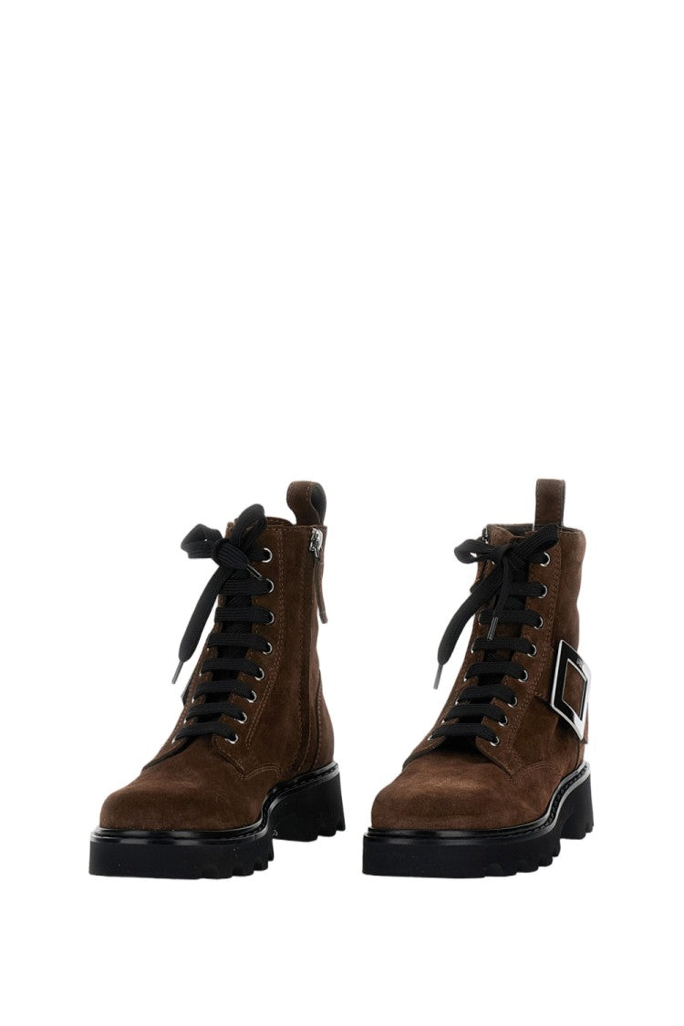 Roger Vivier Classic Brown Boots With Smooth Finish