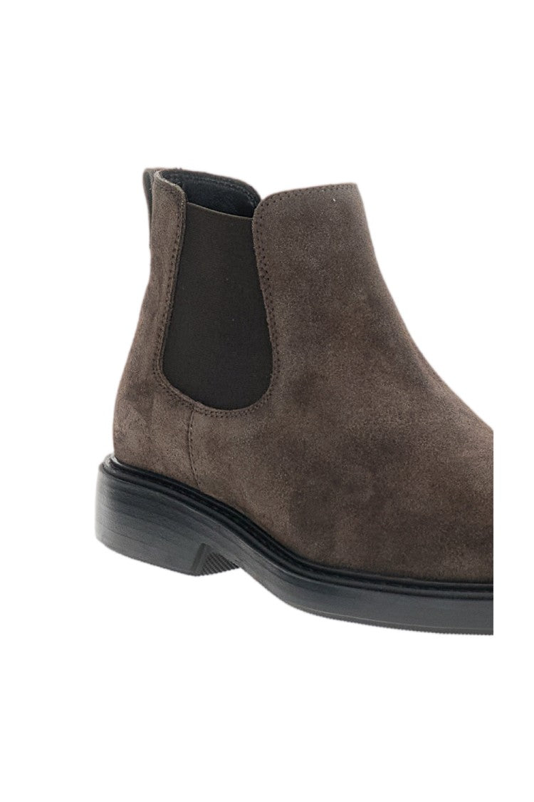Hogan Ankle Boots Crafted From Soft Suede Leather With Memory Foam Insole