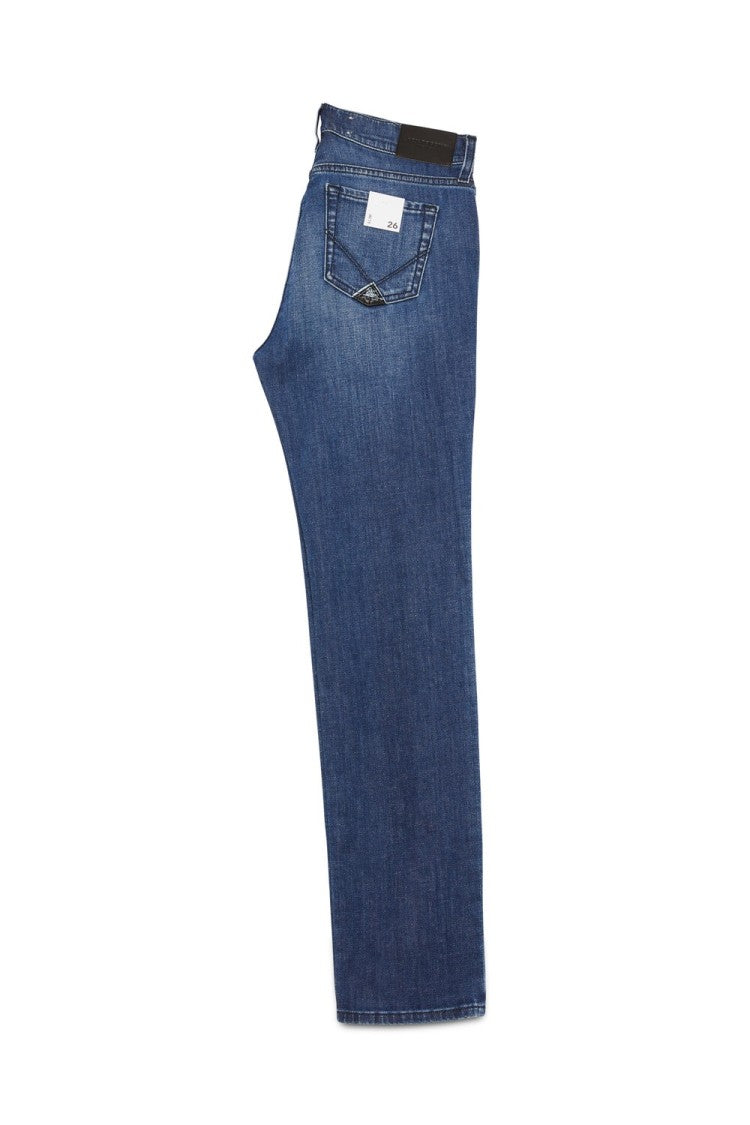 Roy Rogers Dark Wash Slim-Fit Regular Waist Jeans