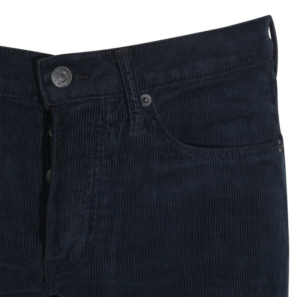 Tom Ford Dark Navy Corduroy Slim-Fit Jeans