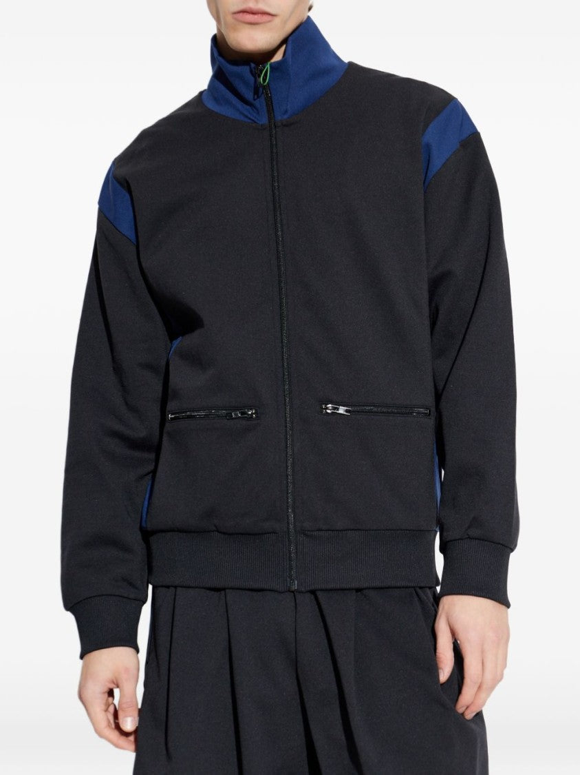 Kenzo Black Silk And Nylon Technical Jacket