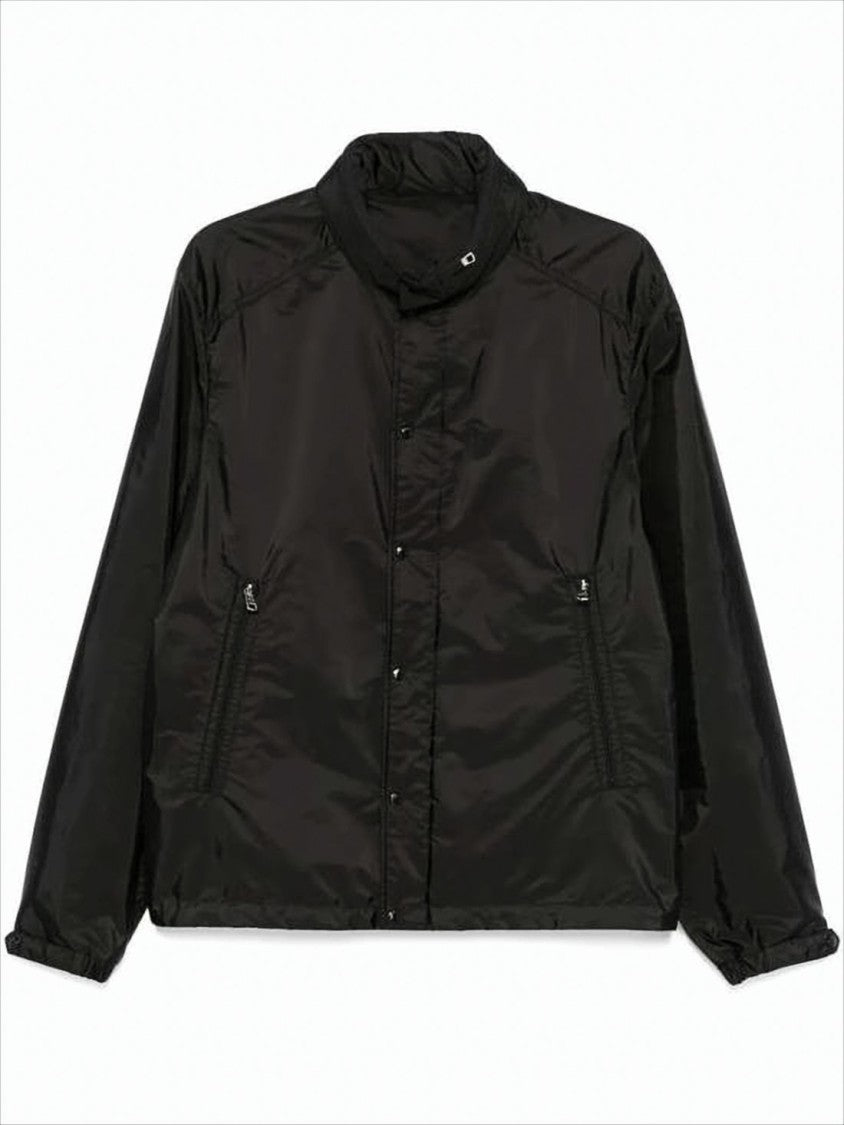 Moncler High Collar Black Polyamidejacket