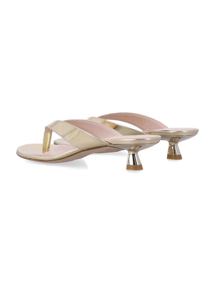 Stuart Weitzman Rio Sleek Tongue Sandal