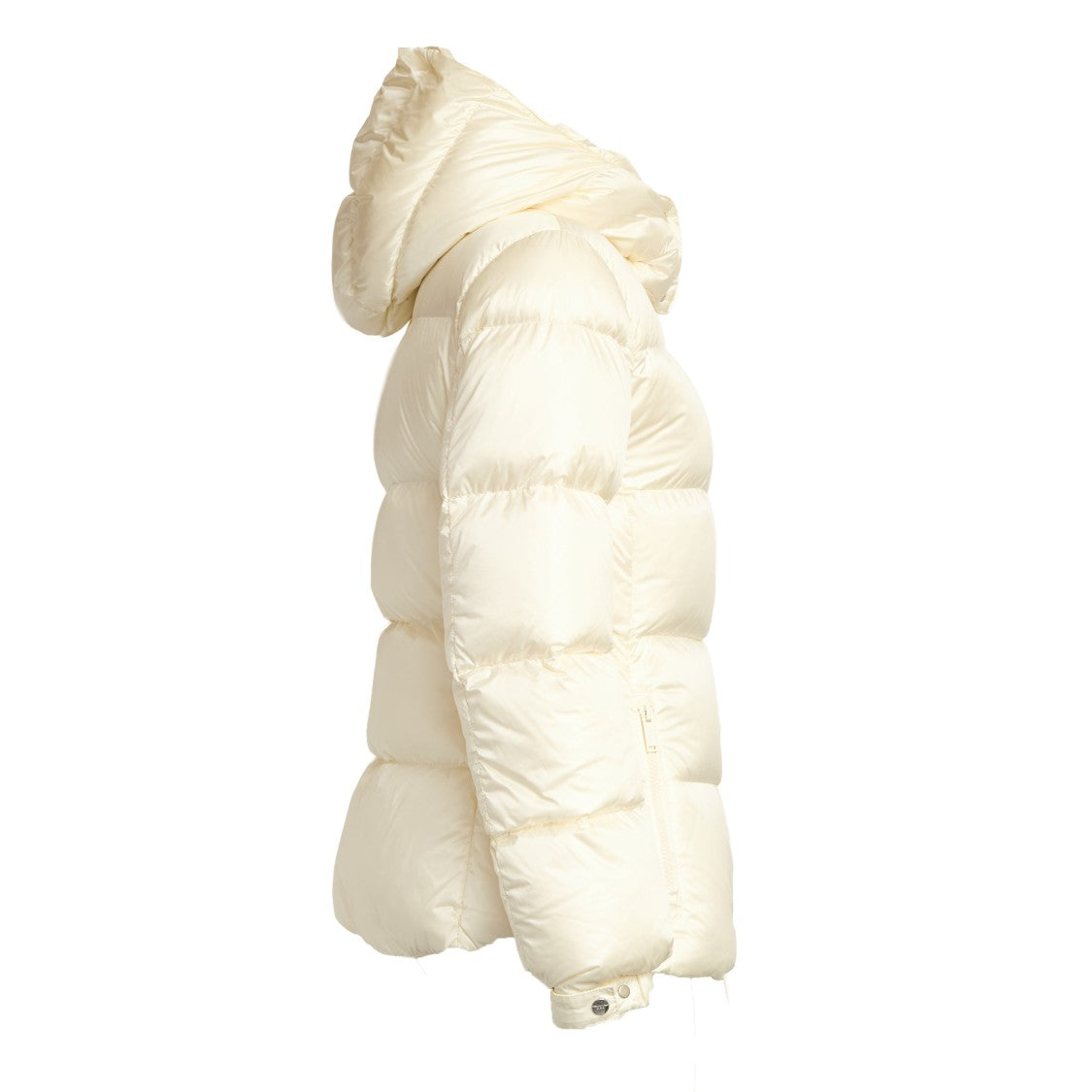 Add Fitted Puffer Jacket With Removable Hood