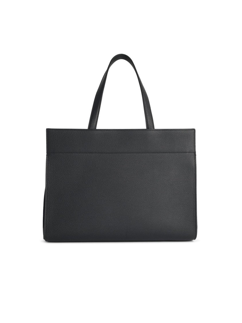 Khaite 'Crosby' Black Leather Bag