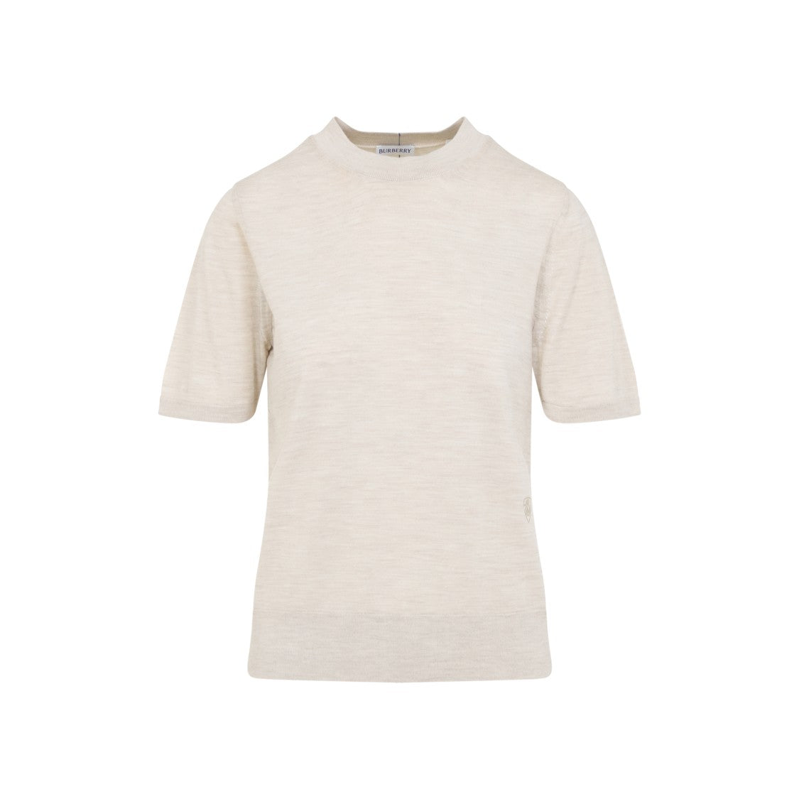Burberry Nutmeg White Wool T-Shirt