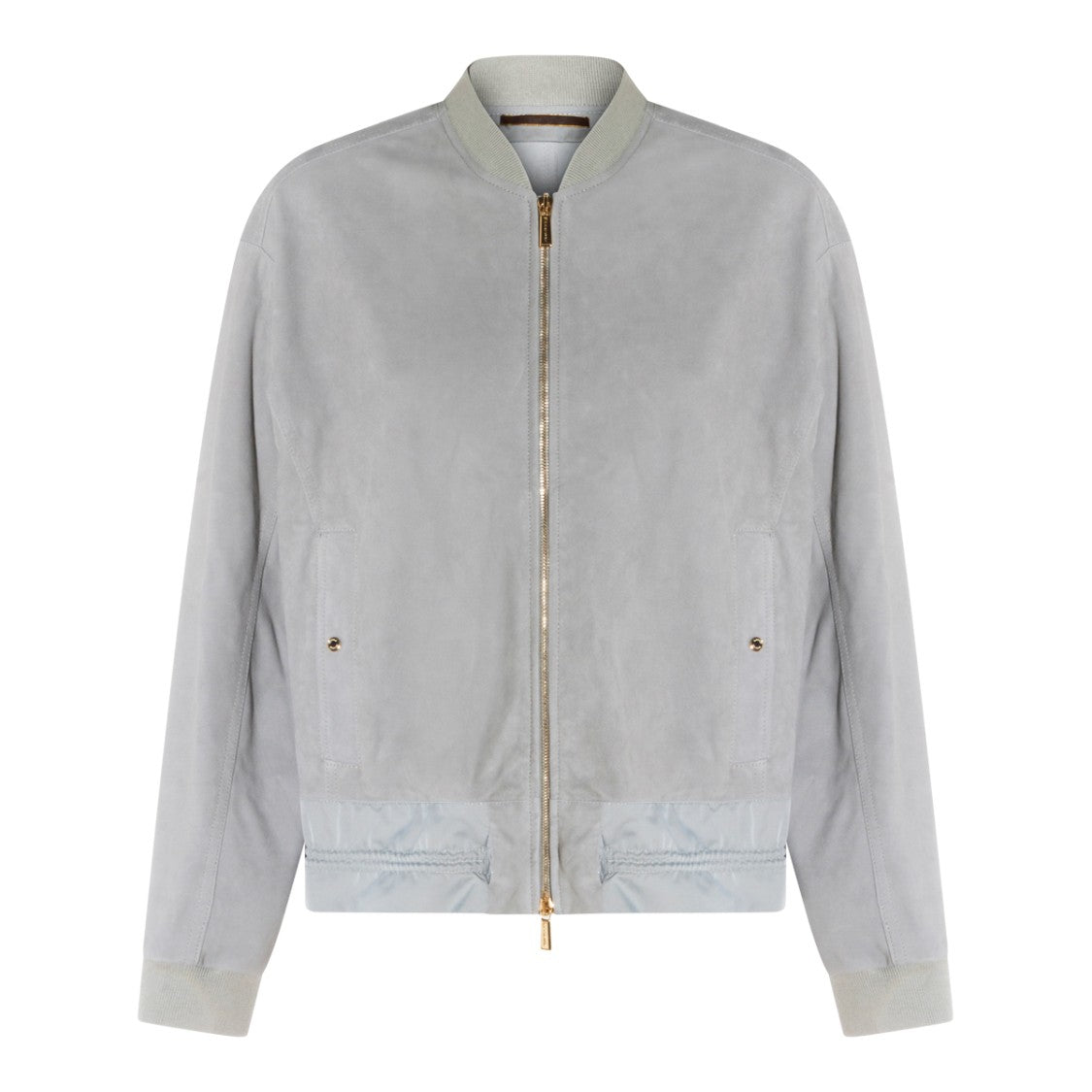 Moorer Grey Leather Jacket