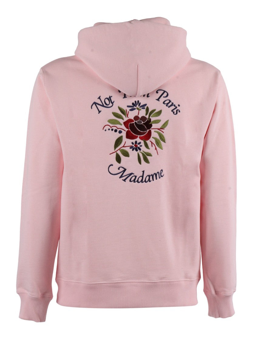 Drôle De Monsieur Light Pink Slogan Rose Hoodie