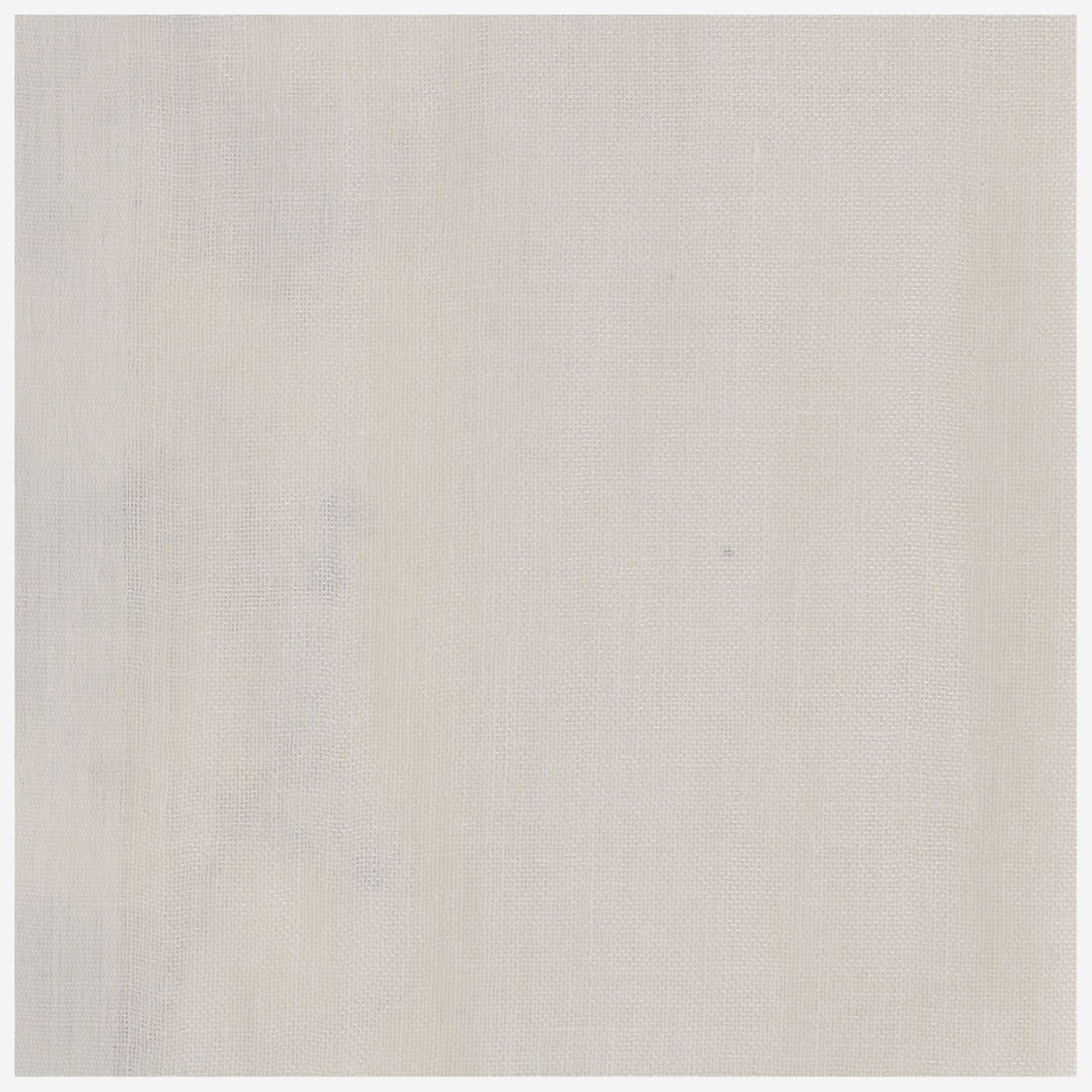 Faliero Sarti Ivory Silk And Linen Scarf With Fringed Edges