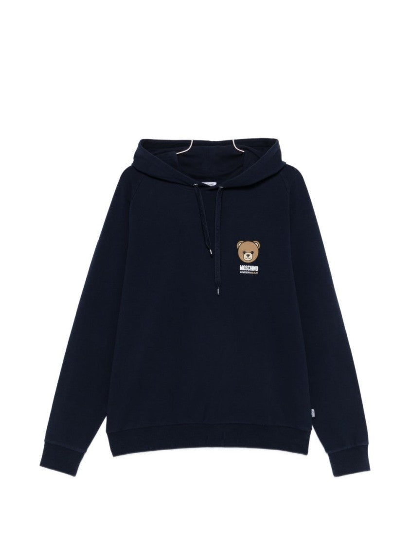 Moschino Silk And Nylon V-Neck Knit Hoodies