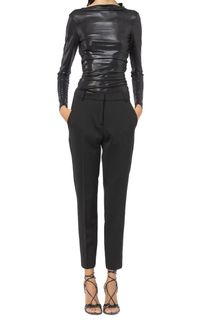 Pinko Tailored Trousers With Fabric Blend Fit