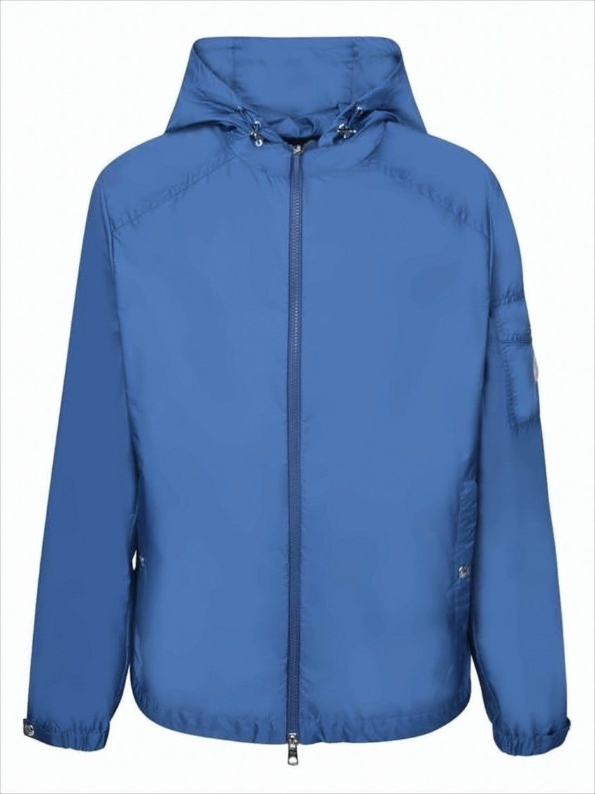 Moncler Lightweight Blue Polyamide Moncler Jacket