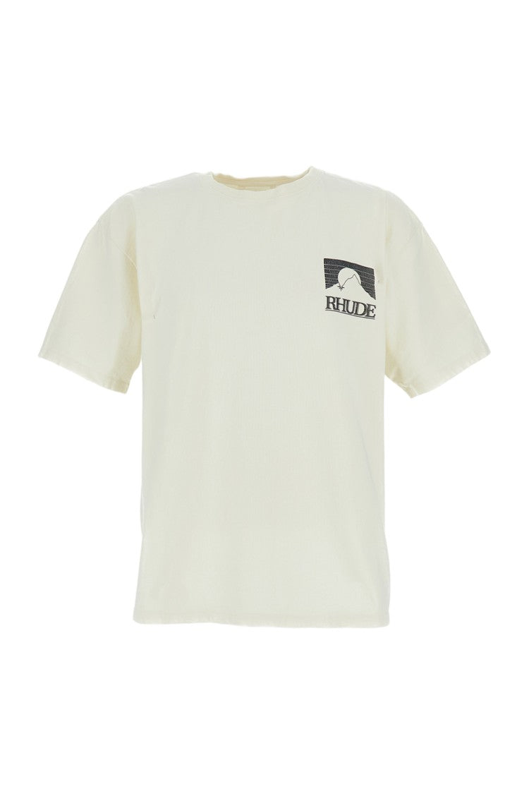 Rhude Vintage White Relaxed Fit T-Shirt