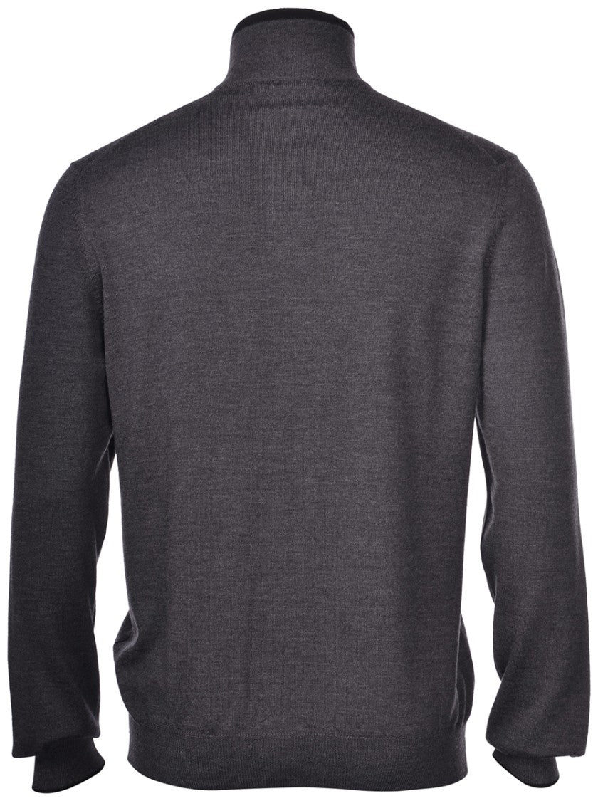 Gran Sasso Pure Merino Wool Zip-Up Cardigan