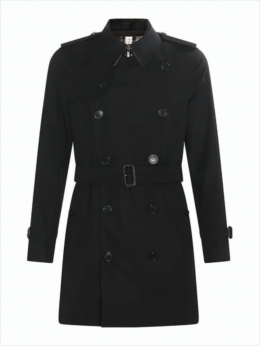 Burberry Double-Breasted Trench Coat With Belted Waist
