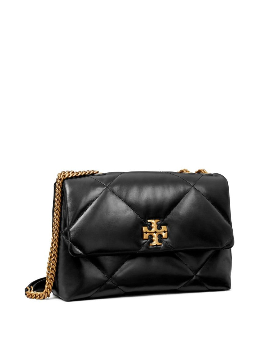 Tory Burch Black Kira Convertible Nappa Leather Shoulder Bag