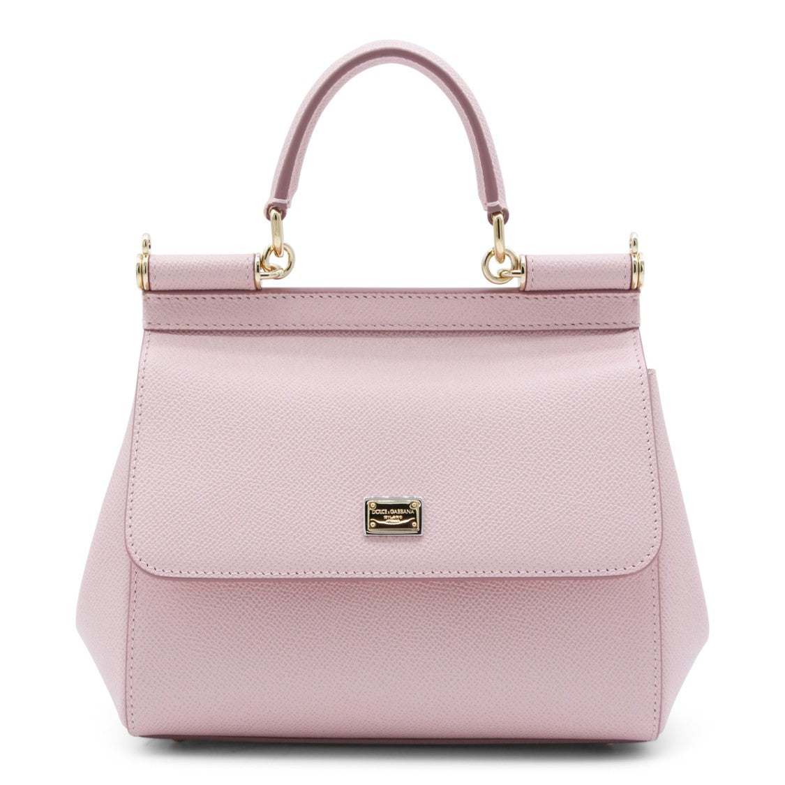 Dolce & Gabbana Sicily Small Leather Top Handle Bag