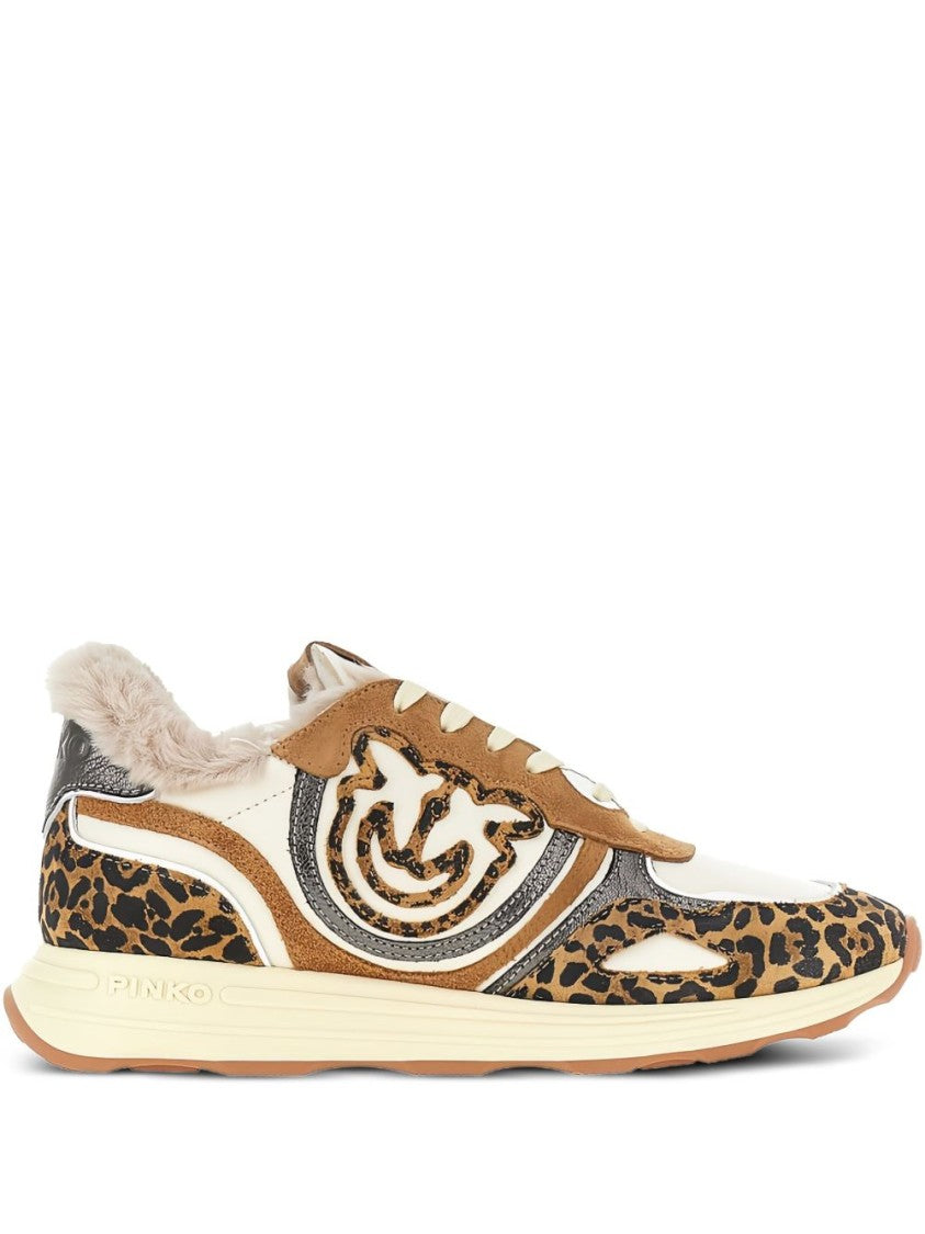 Pinko Leopard Print Sneakers