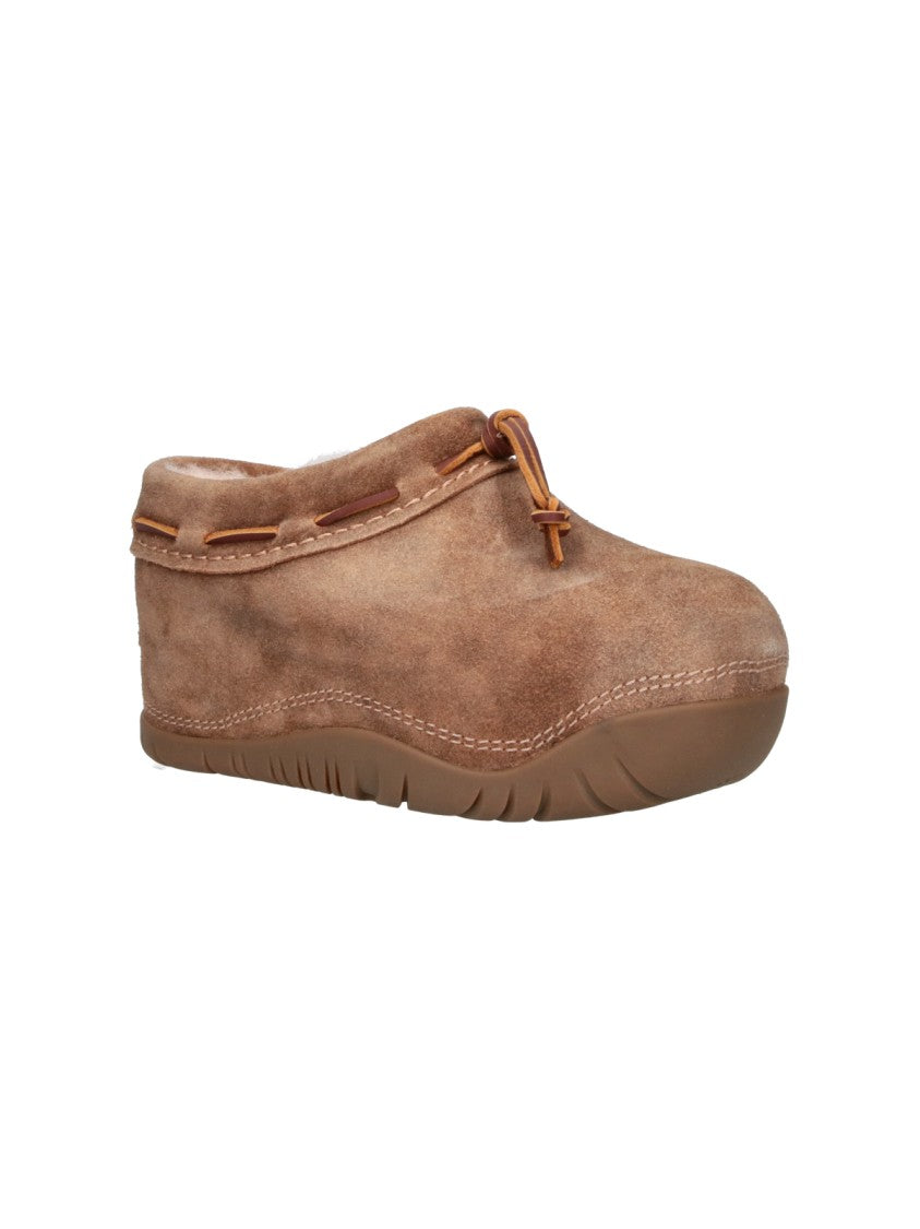 Ugg Brown Bucked Shearling-Lined Suede Ankle Boots