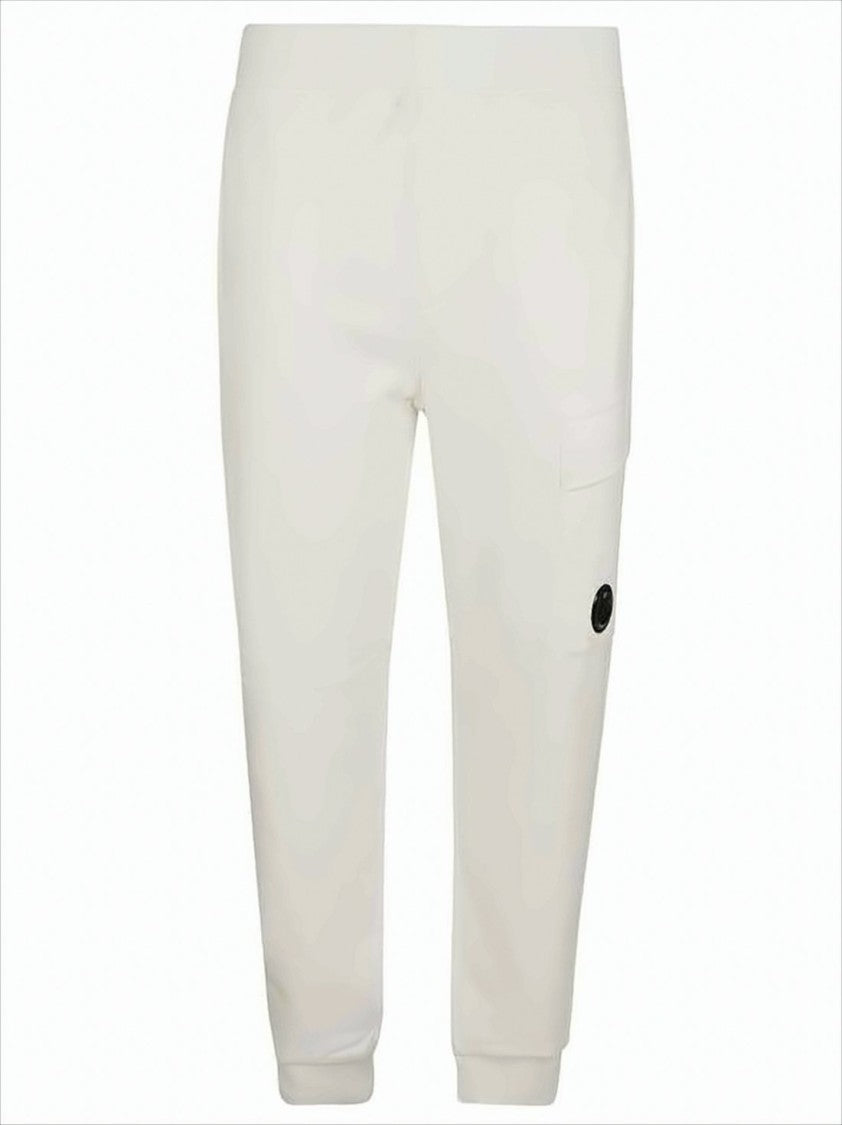 C.P. Company Tapered Fit Cotton Jogger Pants With Cargo Pocket