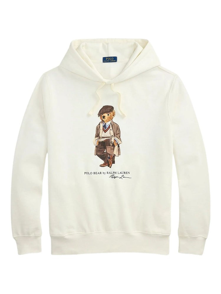 Polo Ralph Lauren Hooded Sweatshirt With Playful Bear Graphic