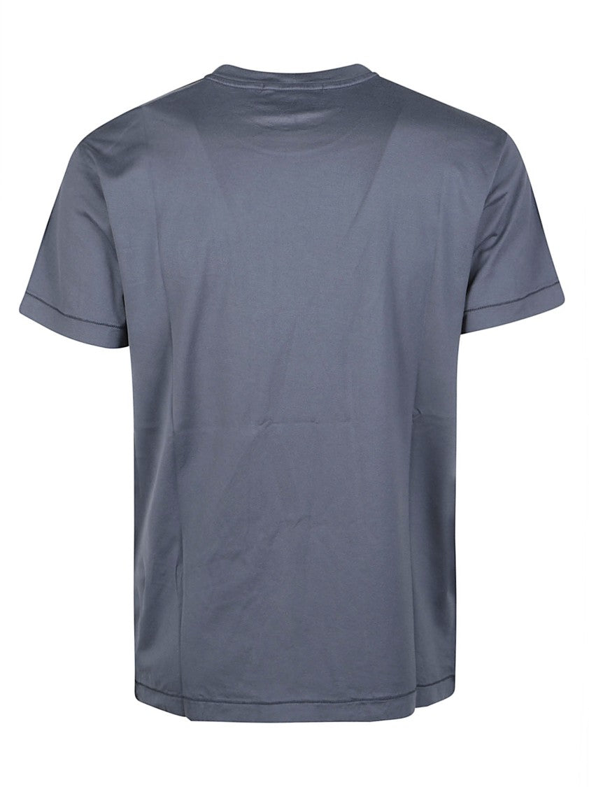 Stone Island Logo Short-Sleeve Patch Cotton T-Shirt