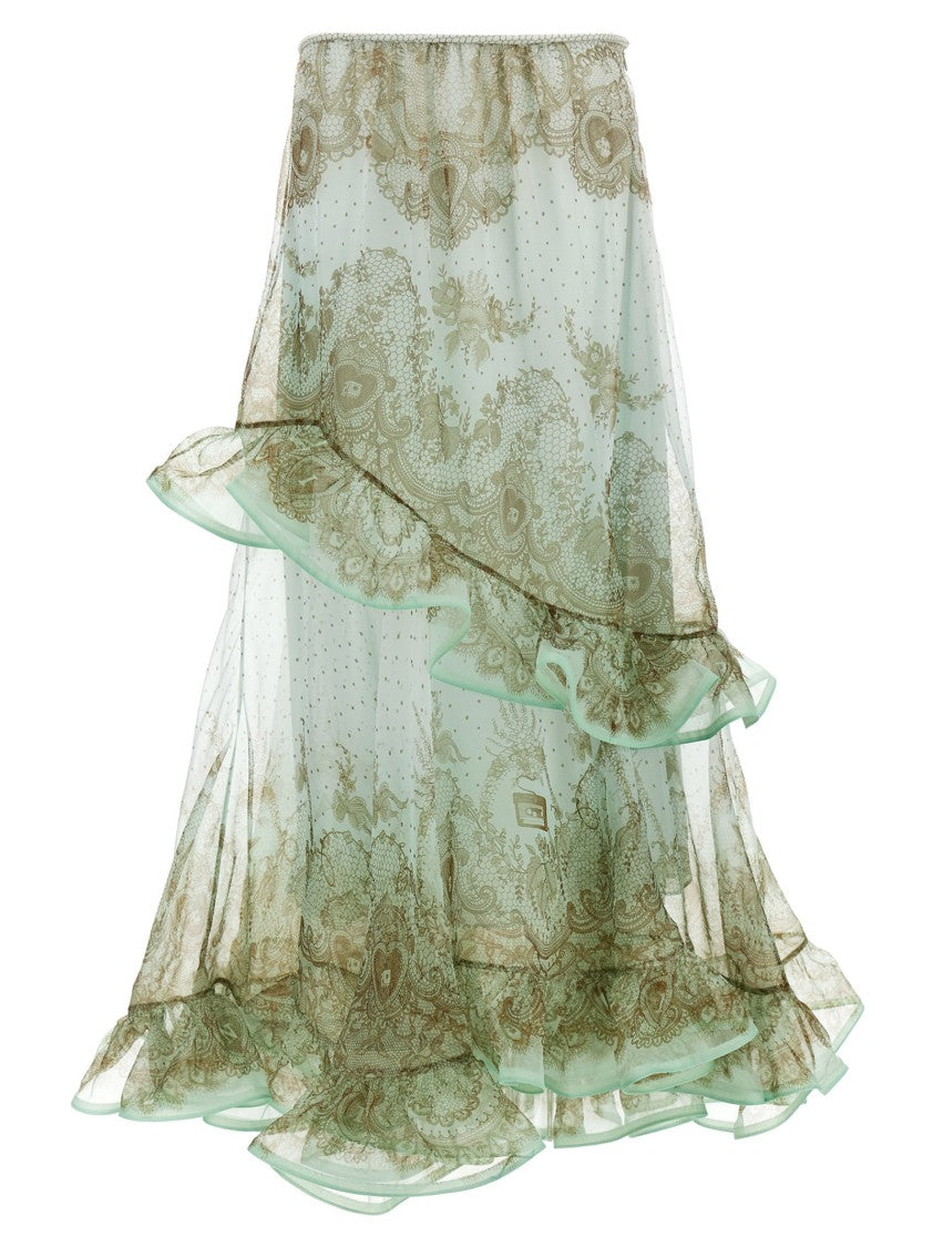 Zimmermann 'Crush Flutter Maxi' Skirt