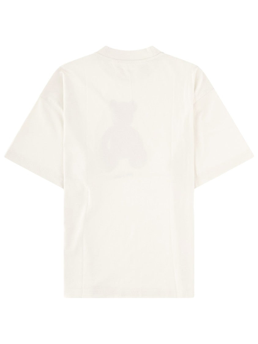 Palm Angels Bear Cotton Teddy Graphic T-Shirt