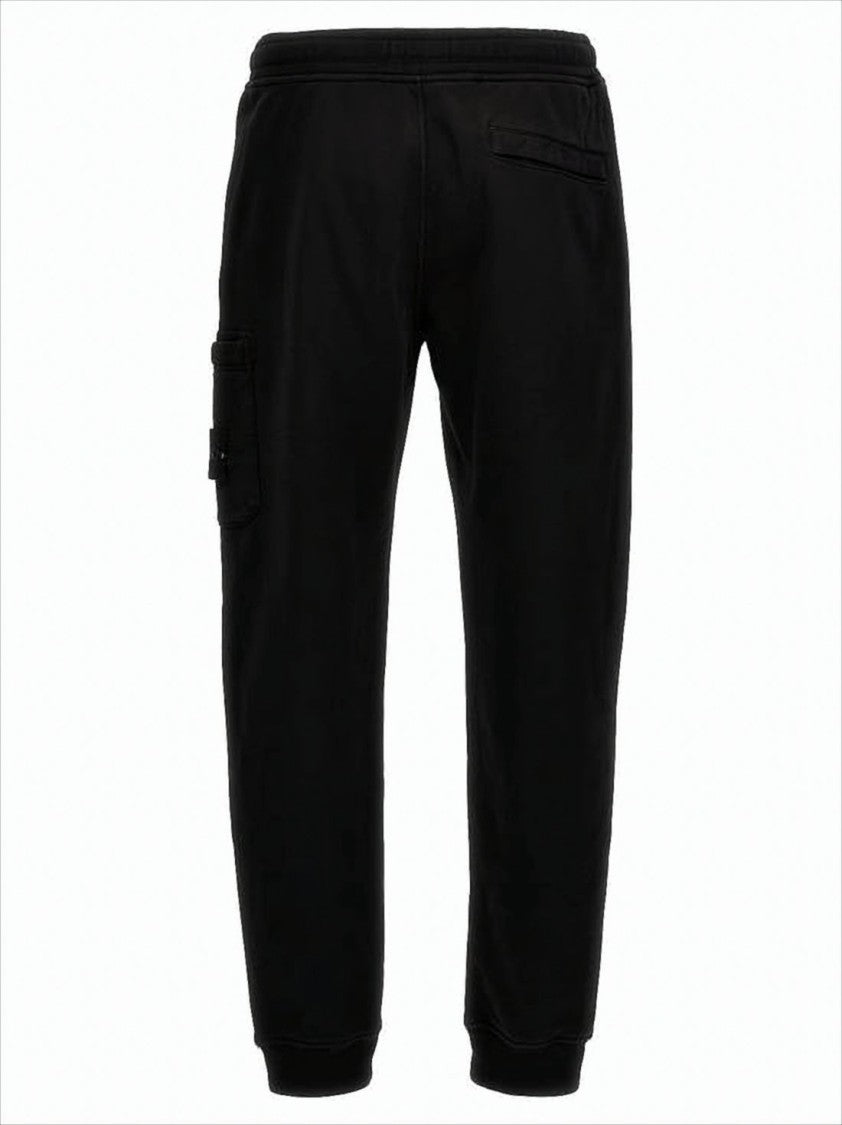 Stone Island Straight Fit Black Pants